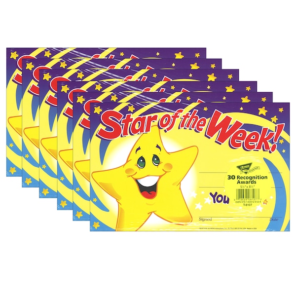 Trend Enterprises Star of the Week Recognition Awards, PK180 T8107 - main